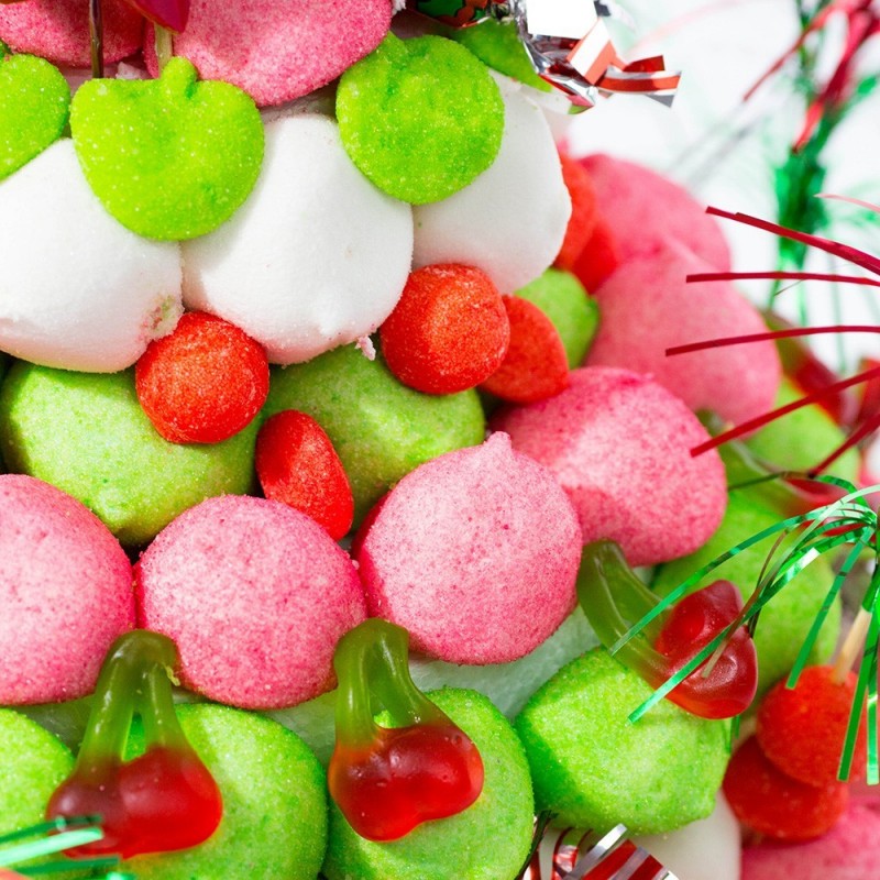 Gateaux de Bonbons - Le Réveillon - Candymail - 59,80 € - Gateaux et bouquet de bonbons