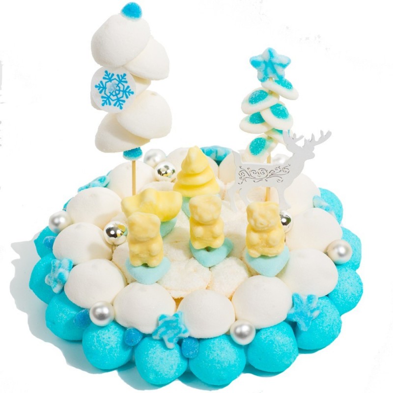 Gateaux de Bonbons - Les Oursons de Noël - Candymail - 27,42 € - Gateaux et bouquet de bonbons