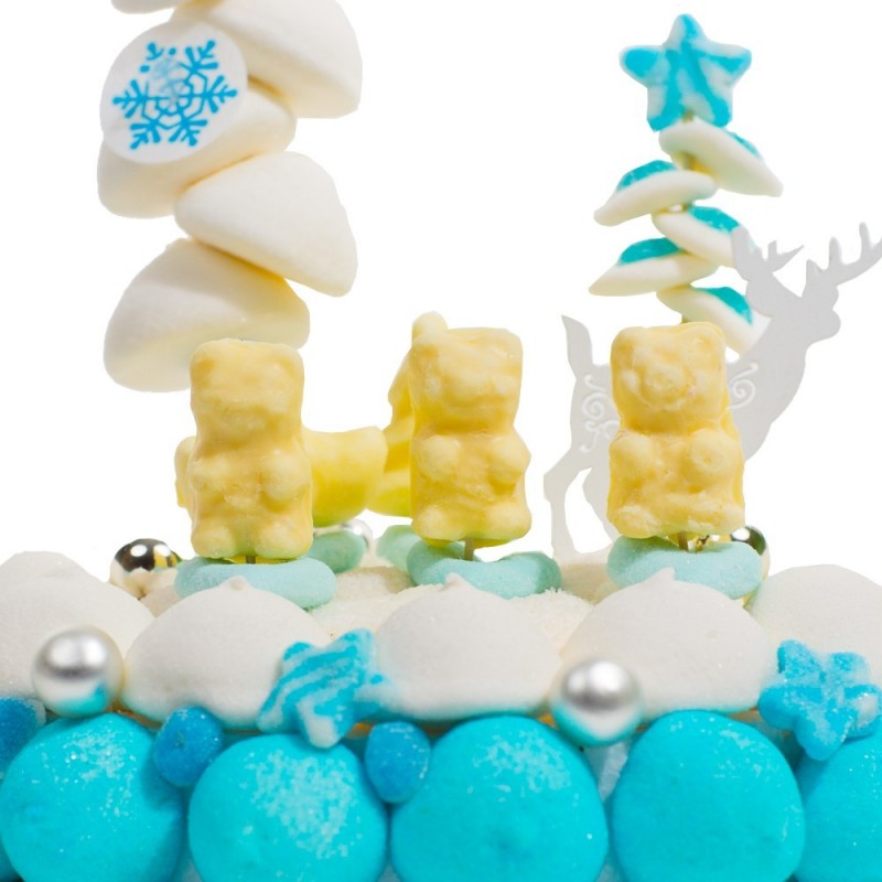 Gateaux de Bonbons - Les Oursons de Noël - Candymail - 27,42 € - Gateaux et bouquet de bonbons