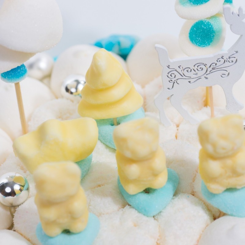 Gateaux de Bonbons - Les Oursons de Noël - Candymail - 27,42 € - Gateaux et bouquet de bonbons