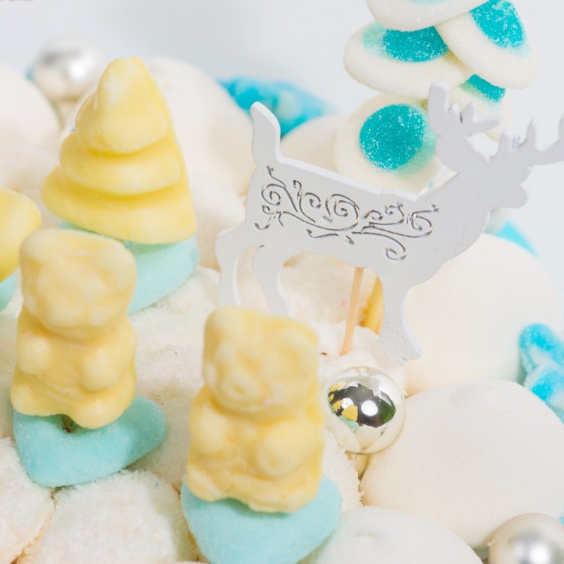Gateaux de Bonbons - Les Oursons de Noël - Candymail - 27,42 € - Gateaux et bouquet de bonbons
