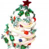Gateaux de Bonbons - Le Sapin Gourmand Blanc - Candymail - 27,90 € - Gateaux et bouquet de bonbons