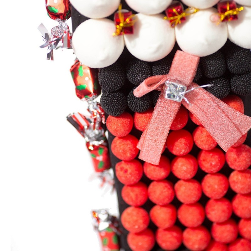 Gateaux de Bonbons - La Botte du Père Noël - Candymail - 25,90 € - Gateaux et bouquet de bonbons
