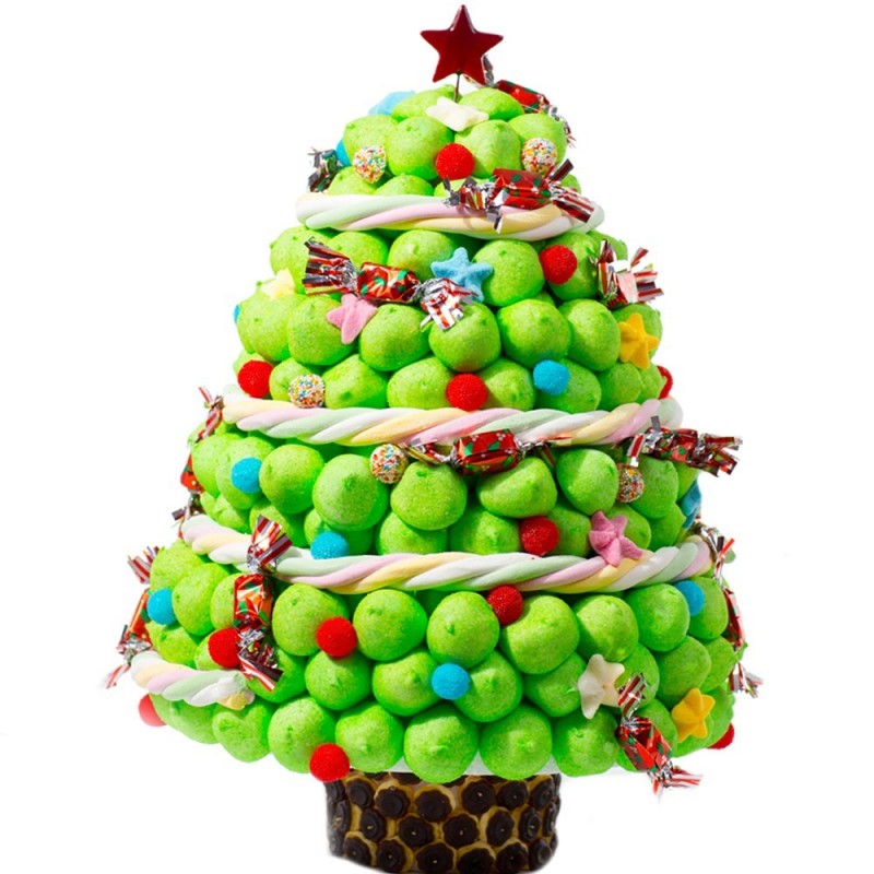 Gateaux de Bonbons - Le Maxi Sapin de Noël - Candymail - 69,90 € - Gateaux et bouquet de bonbons