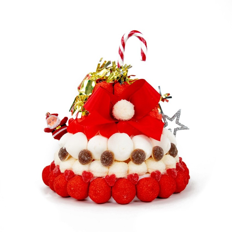 Gateaux de Bonbons - Red Christmas - Candymail - 39,90 € - Gateaux et bouquet de bonbons