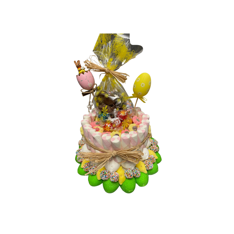 Gateaux de Bonbons - Nid de Pâques - Candymail - 39,90 € - Gateaux et bouquet de bonbons