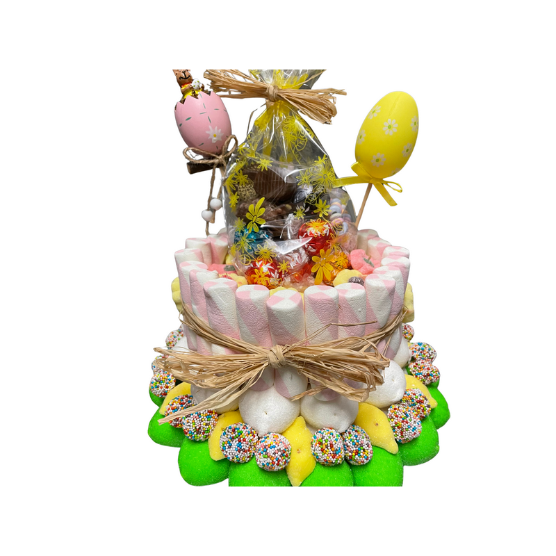 Gateaux de Bonbons - Nid de Pâques - Candymail - 39,90 € - Gateaux et bouquet de bonbons